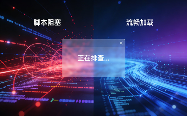 数字化虚拟展厅如何排查脚本阻塞导致的加载卡顿？
