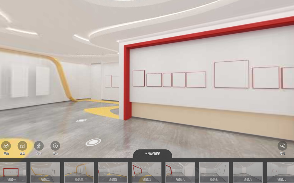 零代碼3D展廳模板！10分鐘生成企業(yè)虛擬展廳